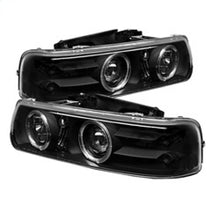 Load image into Gallery viewer, Spyder Chevy Silverado 1500/2500 99-02 Projector Headlights LED Halo LED Black PRO-YD-CS99-HL-BK
