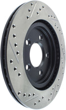 Load image into Gallery viewer, StopTech 05-10 Ford Mustang Slotted &amp; Drilled Left Rear Rotor
