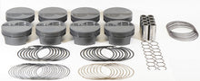 Load image into Gallery viewer, Mahle MS Piston Set SBF 348ci 4.125in Bore 3.4in Stroke 5.4in Rod .927 Pin -6cc 10.4 CR Set of 8
