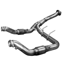 Load image into Gallery viewer, Kooks 11-14 Ford F150 Eco Boost 3.5L V6 3in SS GREEN Cat Turbo Down Y-Pipe
