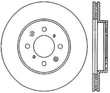 Load image into Gallery viewer, StopTech Power Slot 90-01 Integra / 93-05 Civic EX/93-97 Civic Si Fr Left Slotted CRYO-STOP Rotor
