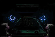 Load image into Gallery viewer, Oracle 7in High Powered LED Headlights - Black Bezel - ColorSHIFT 2.0

