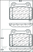 Load image into Gallery viewer, StopTech Performance 08+ Mitsubishi Evolution X Rear Brake Pads
