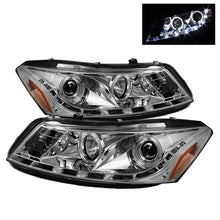 Load image into Gallery viewer, Spyder Honda Accord 08-12 4Dr Projector Headlights- LED Halo DRL Chrm PRO-YD-HA08-4D-HL-C
