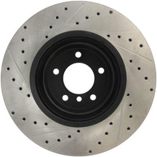 Load image into Gallery viewer, StopTech 08-09 BMW 535 Series / 04-09 545i/550i/645Ci/650i Slotted &amp; Drilled Left Front Rotor

