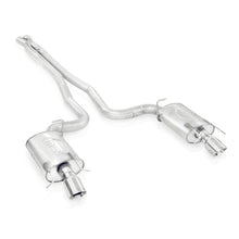Load image into Gallery viewer, Stainless Works 2009-15 Cadillac CTS-V Wagon 3in Catback System X-Pipe Chambered Mufflers 4in Tips

