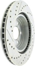 Load image into Gallery viewer, StopTech Select Sport 10-14 Dodge Challenger Drilled and Slotted Front Left Brake Rotor
