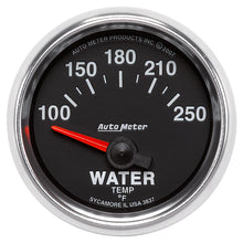 Load image into Gallery viewer, Autometer GS 52mm 100-250 Deg F Short Sweep Electronic Water Temperature Gauge
