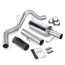Load image into Gallery viewer, Banks Power 04-07 Dodge 5.9L 325Hp CCLB Monster Exhaust System - SS Single Exhaust w/ Black Tip
