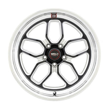Load image into Gallery viewer, Weld S107 18X8 Laguna 5X114.3 ET29 BS5.6 Gloss Black MIL Dia 72.56
