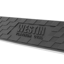 Load image into Gallery viewer, Westin 2014-2018 Chevy Silverado 1500 Dbl Cab (Body Mount) Platinum 4 Oval Nerf Step Bars - SS
