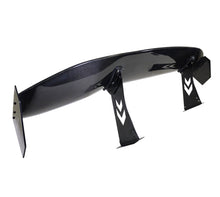 Load image into Gallery viewer, NRG Carbon Fiber Spoiler - Universal (69in.) w/NRG Logo / Stand Cut Out / Large Side Plate
