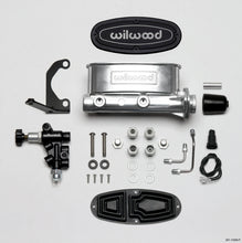Load image into Gallery viewer, Wilwood HV Tandem M/C Kit w L/H Bracket &amp; Prop Valve - 1in Bore Ball Burnished
