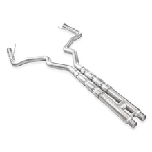 Load image into Gallery viewer, Stainless Works 2015-16 Mustang GT 3in Catback H-Pipe Retro Chambered Mufflers 3in Cores
