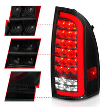 Load image into Gallery viewer, ANZO 05-15 Toyota Tacoma Full LED Tail Lights w/Light Bar Sequential Black Housing Smoke Lens
