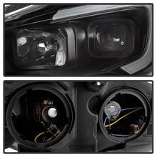 Load image into Gallery viewer, xTune 13-16 Ford Escape LED Light Bar Halogen Projector Headlights - Black (PRO-JH-FESCA13-LB-BK)
