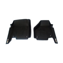 Load image into Gallery viewer, Westin 12-18 Ram Reg Cab/Quad Cab (two rentention hooks) Wade Sure-Fit Floor Liners Front - Blk
