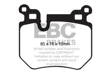 Load image into Gallery viewer, EBC 08-10 BMW 135 3.0 Twin Turbo Greenstuff Rear Brake Pads
