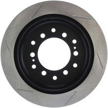Load image into Gallery viewer, StopTech Power Slot 01-07 Toyota Sequoia/03-09 4 Runner / 03-09 Lexus GX470 Slotted Left Rear Rotor
