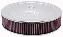 Load image into Gallery viewer, K&amp;N Round Air Filter Assembly 12in ID / 3.063in Height / 5.125in Neck Flange / 7/8in Drop Base
