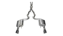 Load image into Gallery viewer, Corsa 15-17 Ford Mustang GT Coupe 5.0L 3in Sport Cat-Back Exhaust Dual Rear Exit w/ Gun Metal Tips
