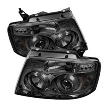 Load image into Gallery viewer, Spyder Ford F150 04-08 Projector Headlights Version 2 LED Halo LED Smke PRO-YD-FF15004-HL-G2-SM

