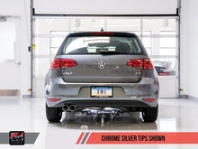 Load image into Gallery viewer, AWE Tuning VW MK7 Golf 1.8T Track Edition Exhaust w/Chrome Silver Tips (90mm)
