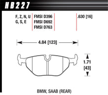 Load image into Gallery viewer, Hawk 92-95 BMW 318i 1.8L Base Sedan Rear ER-1 Brake Pads
