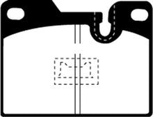Load image into Gallery viewer, EBC 79-88 Porsche 924 2.0 Turbo Greenstuff Rear Brake Pads
