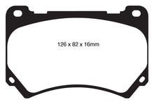 Load image into Gallery viewer, EBC 11+ Hyundai Equus 4.6 Greenstuff Front Brake Pads

