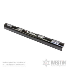 Load image into Gallery viewer, Westin Push Bumper Elite Light Channel 33.1 inch Whelen 4 Hole - Black

