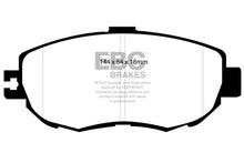Load image into Gallery viewer, EBC 93-94 Lexus LS400 4.0 Redstuff Front Brake Pads
