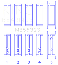 Load image into Gallery viewer, King Chevrolet 151/153 (Size STD) Main Bearing Set
