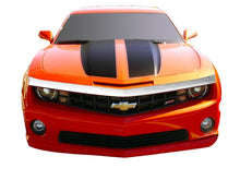 Load image into Gallery viewer, AVS 10-15 Chevy Camaro (Grille Fascia Mount) Aeroskin Low Profile Hood Shield - Chrome

