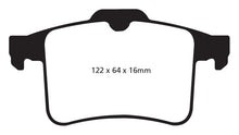 Load image into Gallery viewer, EBC 10-15 Jaguar XF 5.0 Supercharged (470) Redstuff Rear Brake Pads
