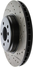 Load image into Gallery viewer, StopTech 2011-2013 BMW 535i / 2012-2016 BMW 640i Slotted &amp; Drilled Front Left Brake Rotor

