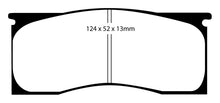 Load image into Gallery viewer, EBC 65-69 Dodge Dart 2.8 Redstuff Front Brake Pads
