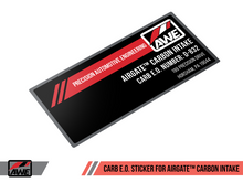 Load image into Gallery viewer, AWE Tuning Audi / Volkswagen MQB 1.8T/2.0T/Golf R Carbon Fiber AirGate Intake w/o Lid
