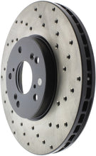 Load image into Gallery viewer, StopTech 99-08 Acura TL (STD Caliber) / 01-03 CL / 04-09 TSX Cross Drilled Left Front Rotor
