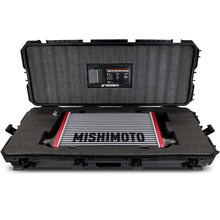 Load image into Gallery viewer, Mishimoto Universal Carbon Fiber Intercooler - Gloss Tanks - 450mm Silver Core - S-Flow - GR V-Band
