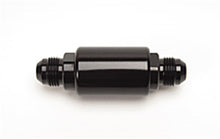 Load image into Gallery viewer, Russell Performance Black Anodized (3-1/4in Length 1-1/4in dia. -8 male inlet/outlet)
