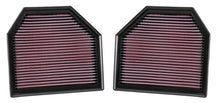 Load image into Gallery viewer, K&amp;N Replacement Air Filter for 11-14 BMW M5/M6 4.4L V8 / 2015 M4/M3 3.0L I6  (2 per box)
