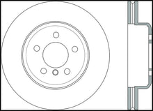 Load image into Gallery viewer, StopTech 2011-2013 BMW 535i / 2012-2016 BMW 640i Slotted &amp; Drilled Front Left Brake Rotor
