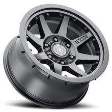 Load image into Gallery viewer, ICON Rebound Pro 17x8.5 6x135 6mm Offset 5in BS 87.1mm Bore Satin Black Wheel
