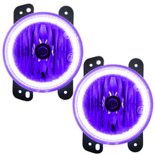 Load image into Gallery viewer, Oracle Lighting 07-09 Jeep Wrangler JK Pre-Assembled LED Halo Fog Lights -UV/Purple
