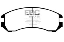 Load image into Gallery viewer, EBC 86-87 Nissan Pulsar NX 1.6 SE Greenstuff Front Brake Pads
