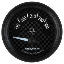 Load image into Gallery viewer, Autometer GT Series 52mm Short Sweep Electronic 140-300 Deg F Oil Temperature
