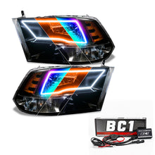 Load image into Gallery viewer, Oracle Lighting 09-18 RAM 1500 Sport ColorSHIFT Halo Headlights - Blk Housing w/BC1 Controller
