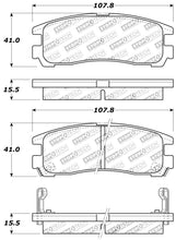 Load image into Gallery viewer, StopTech Performance 4/89-99 Mitsubishi Eclipse GST Rear Brake Pads

