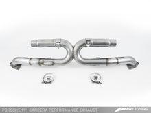 Load image into Gallery viewer, AWE Tuning 991 Carrera Performance Exhaust - Chrome Silver Tips
